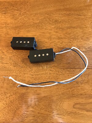 Lollar precision bass pickup 10% overwound