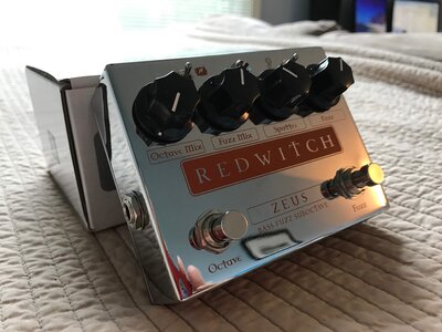 Red Witch Zeus Analog Bass Fuzz Suboctave - MINT!