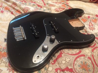 *Geddy body, Duncan SJB1 pickups, stack knob LOADED BODY