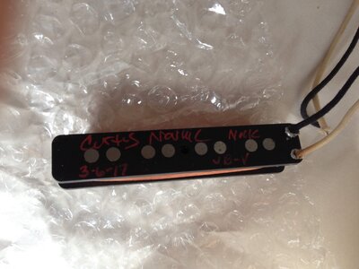 Curtis Novak Jazz Pickups- 4 string set