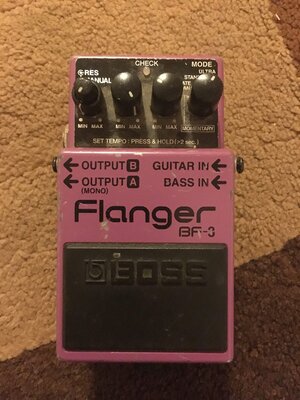 Boss bf-3 flanger