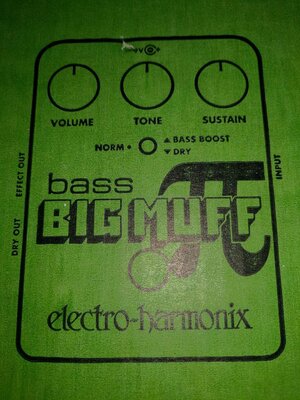 Price Drop! EHX Big Muff PI Bass Fuzz