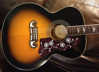 Epiphone EJ-200 SB Jumbo Acoustic Electric Guitar