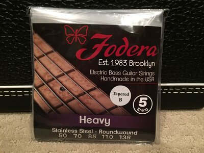 Fodera 5-string Stainless strings