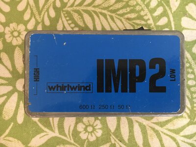 Vintage Whirlwind IMP2 Direct Box