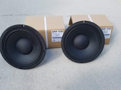 4 Faital/Genz-Benz 10" drivers