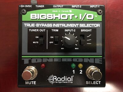 Radial BigShot I/O v2 Instrument Selector Pedal excellent condition