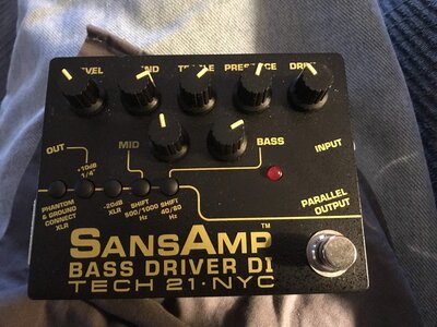 Tech 21 SansAmp Bass Driver DI V2