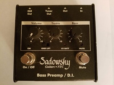 Sadowsky Bass Preamp/D.I.