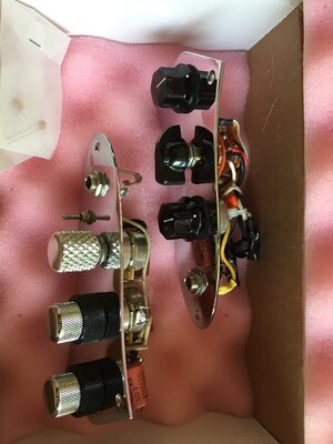 (2) Jazz Bass Wiring Harnesses w/Plates