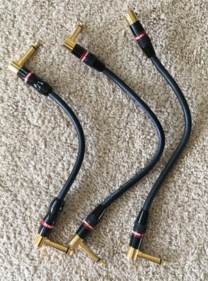 Monster Bass Patch Cables X 3