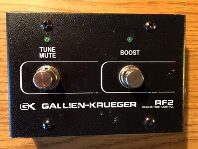 Gallien Krueger RF2 Remote Foot Control Switch