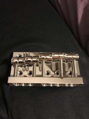 Sadowsky 5 String Quick Release Bridge W/Screws