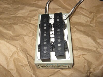 Delano JC5 AL/AS american standard 5 string  sized set single coil jazz bass pickups $150