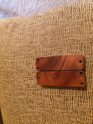 Burl Wood pickup covers P2 size