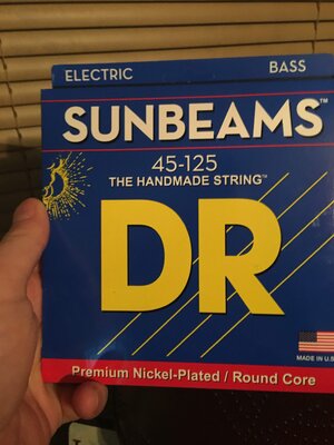 Brand New DR Sunbeams 5 string set