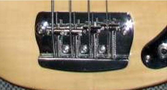 Musicman Style Bridge Chrome (Shorter plate) for OLP