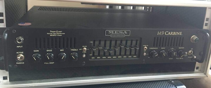 Mesa Boogie M9 Carbine and Bergantino CN112