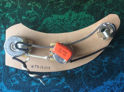 Precision Bass wiring harness