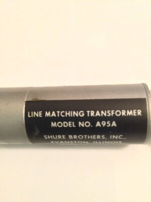 FREE-------Shure A95A transformers