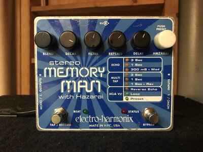 EHX Stereo Memory Man with Hazarai Price Dropped to $110