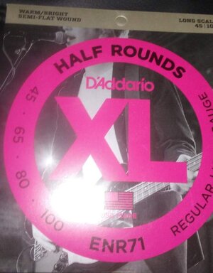 D'Addario Half Rounds ENR71 45-100 (unopened pack)