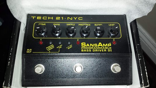 Tech 21 Sansamp Programmable Bass Driver DI