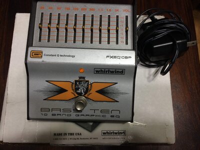 Whirlwind Bass Ten 10-band Bass EQ Pedal