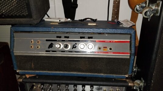 Ampeg B25- Vintage- Blue tolex- 1971- All Tube- $500