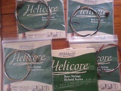 Used double bass strings ****Price Drop***