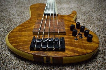 Prat M-BSV 5 String Neck Through Singlecut