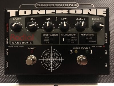 Radial Engineering Tonebone Bassbone DI Box V1