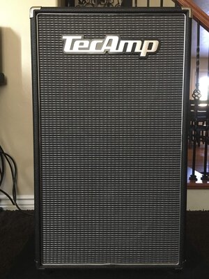 TecAmp S212 Classic w/Cover - 8 ohms - 600 Watts - 44 Lbs. - Ceramic Speakers