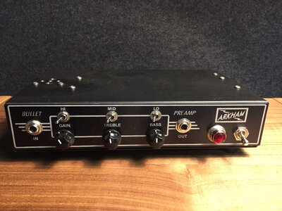 Arkham bullet tube preamp