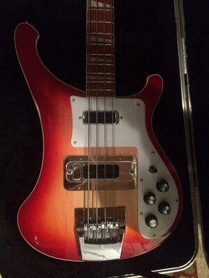 2017 Rickenbacker 4003 Fireglo. Unplayed with upgrades