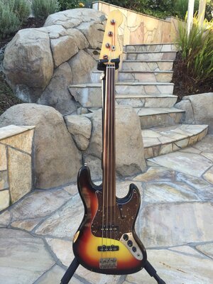 FS Only:  2012 Nash Fretless Jazz 3TSB