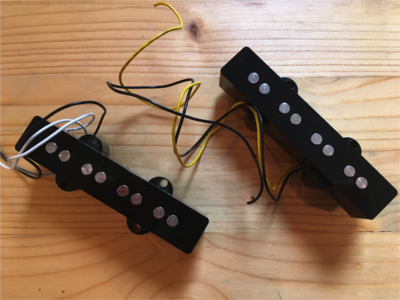 CIJ Jaguar bass pickups, preamp, and pots