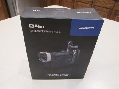 Zoom Q4n HD video camera with accessories