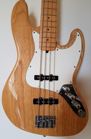 1997 Fender American Standard Jazz, Closet Queen, Extras, Ash & Maple