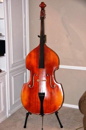 1992 Eberhard Meinel / Fully-Carved 3/4  Bass