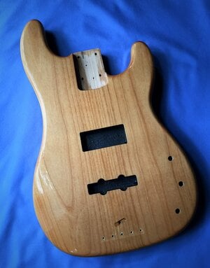 USA Custom Guitars P. Bass Body..w/Pickguard...