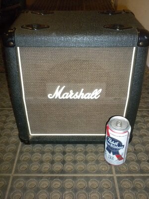 Marshall 1 x 10 slant mini cab