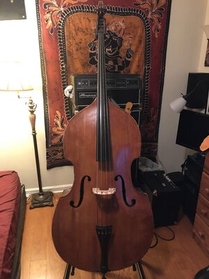 Price Drop $5000->$4500 Vintage Harold Jaeger 3/4-7/8 Bass