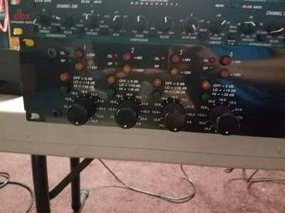 millennia HV-3d  high voltage microphone preamp 4 channel