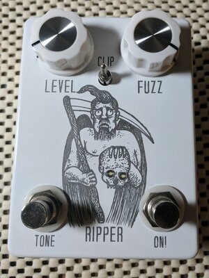 Tomkat Pedals Ripper Octave Fuzz, Fuzzrocious Rat/Cat King