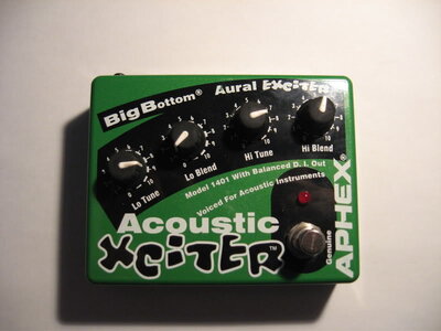 FS or FT: APHEX Acoustic Xciter and Boss AB-2