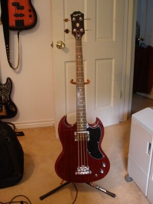 FS: Epiphone EB-0 with threaded neck inserts