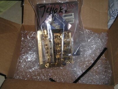 Gold Kahler 7410 bass Tremolo