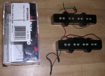 Jazz Pickups; DiMarzio Model J set & Ibanez Jazz setp.