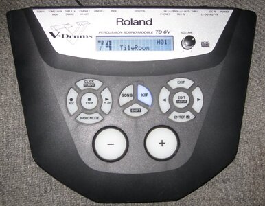 Roland TD-6V drum brain w/power supply